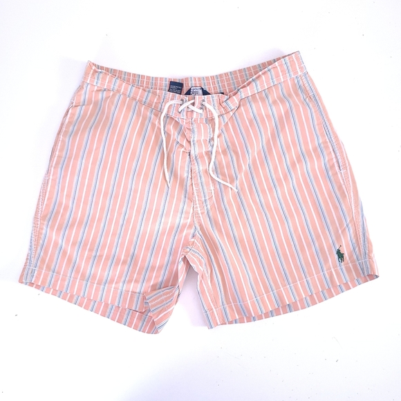 Polo Ralph Lauren Striped 5" Swim Trunks Size M - Picture 11 of 11